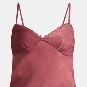 No Boundaries Woven Cami Top with Lace Trim and Bow